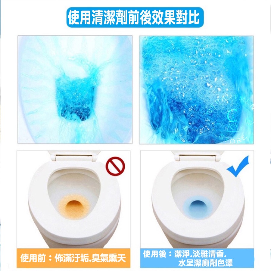 【台灣製造、現貨】藍泡泡 馬桶清潔劑 馬桶水箱清潔錠 馬桶清潔錠 快克深藍馬桶清潔劑-細節圖5