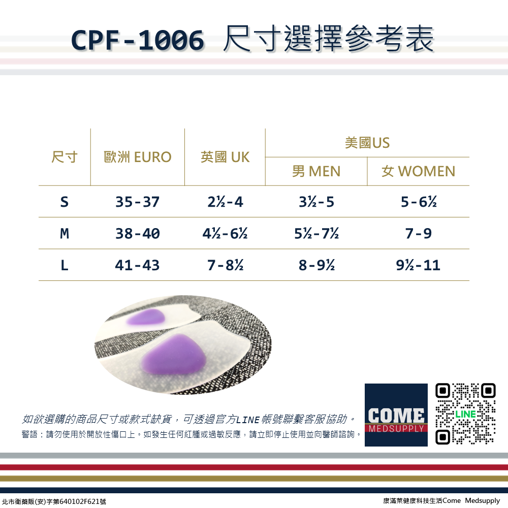 【EuniceMed】高跟鞋用矽膠鞋墊(CPF-1006)(久站支撐 吸震加強減壓 輕巧超薄 矽膠鞋墊)-細節圖5