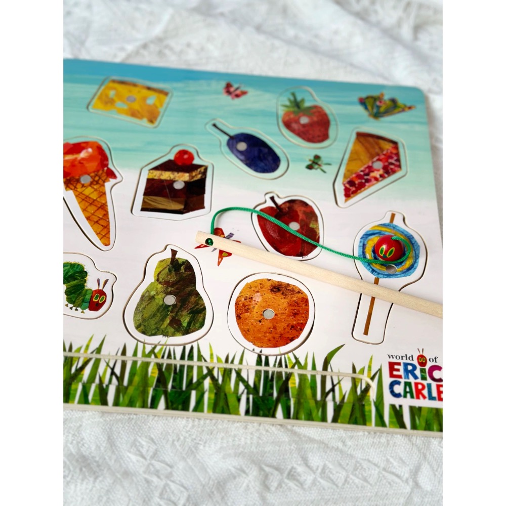 Eric Carle 艾瑞卡爾 《好餓的毛毛蟲》 磁性釣魚拼圖 🐛🎣-細節圖2