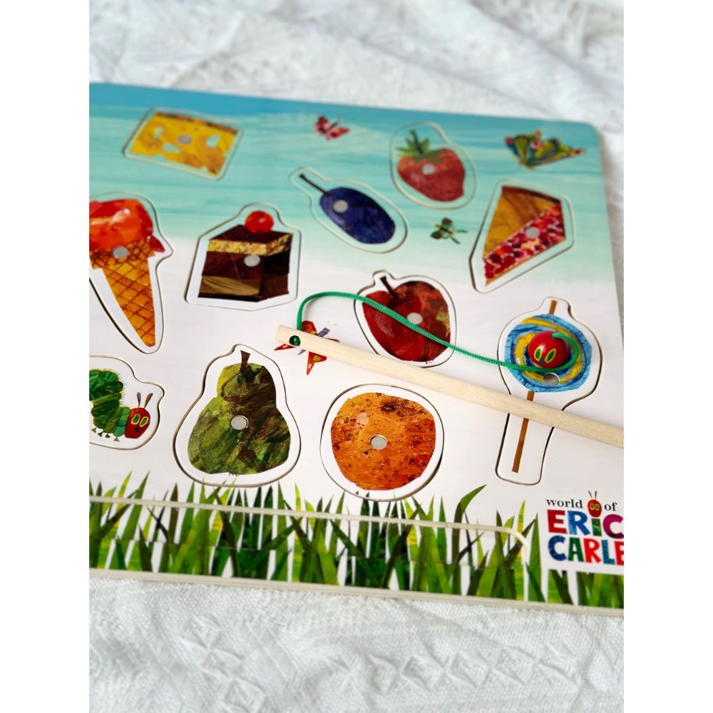 Eric Carle 艾瑞卡爾 《好餓的毛毛蟲》 磁性釣魚拼圖 🐛🎣-細節圖2