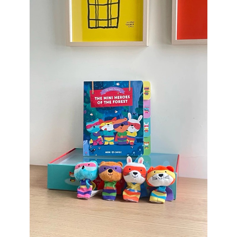 📦【The Story Factory｜我的小玩偶禮盒系列】手偶書 硬頁書 角色扮演禮盒-細節圖2