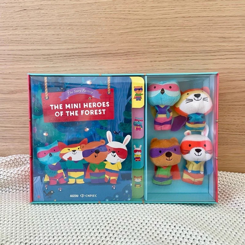 📦【The Story Factory｜我的小玩偶禮盒系列】手偶書 硬頁書 角色扮演禮盒-細節圖4
