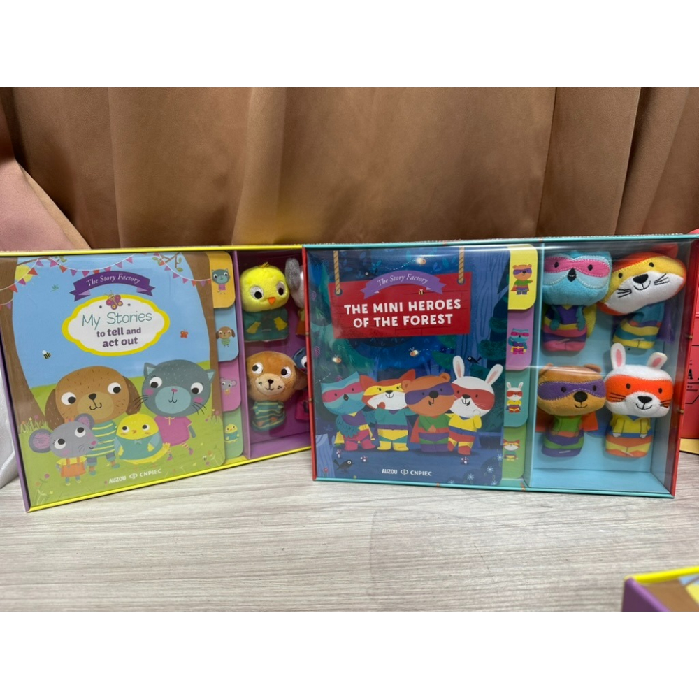 📦【The Story Factory｜我的小玩偶禮盒系列】手偶書 硬頁書 角色扮演禮盒-細節圖5