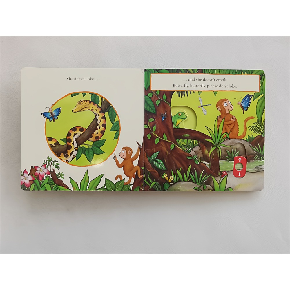 The Snail and the Whale 低幼 Monkey Puzzle 英文硬頁書 抽拉書 轉轉 機關書-細節圖9