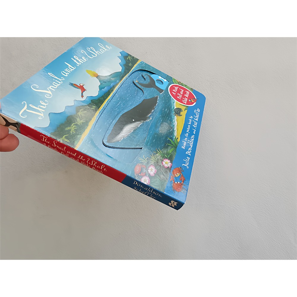 The Snail and the Whale 低幼 Monkey Puzzle 英文硬頁書 抽拉書 轉轉 機關書-規格圖9