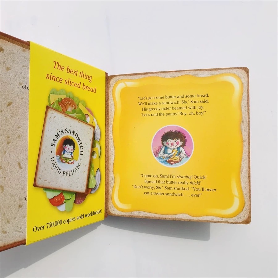 🥪Sam’s Sandwich 搞笑惡作劇 翻翻書 精裝書  📚David Pelham-細節圖3