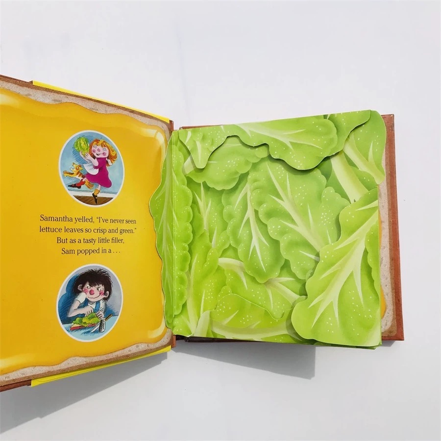 🥪Sam’s Sandwich 搞笑惡作劇 翻翻書 精裝書  📚David Pelham-細節圖4