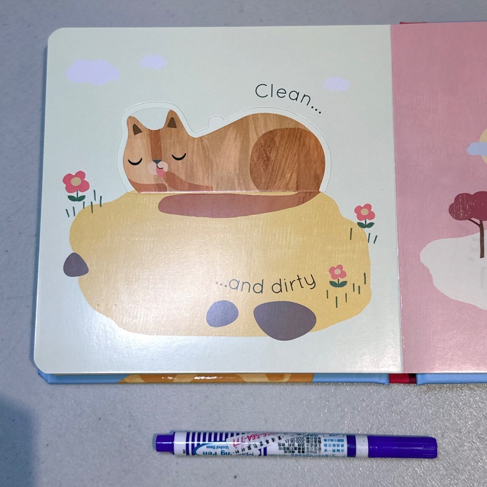 英語啟蒙低幼硬頁書 翻翻書 📘Big and Little: A Book of Animal Opposites-細節圖10
