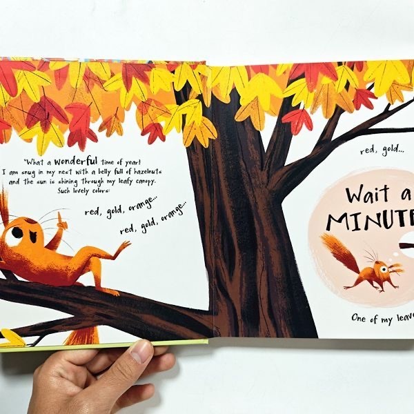 【英文】The Leaf Thief 葉子小偷 硬頁書 幼兒早教啟蒙故事書 英文繪本-細節圖2