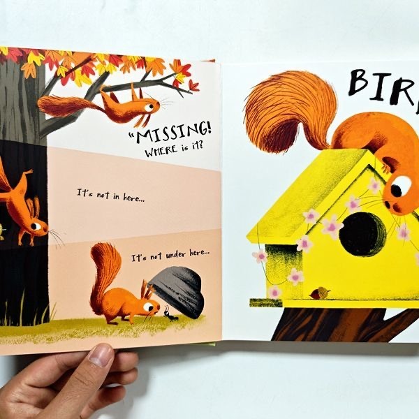 【英文】The Leaf Thief 葉子小偷 硬頁書 幼兒早教啟蒙故事書 英文繪本-細節圖3