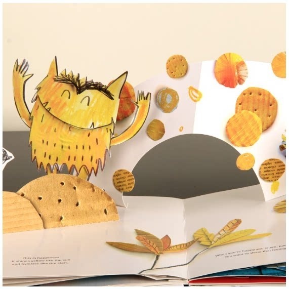 【英文】3D立體繪本 我的情緒小怪獸 The Color Monster 嬰幼兒童寶寶 情緒智商培養 啟蒙早期 教育閱讀-細節圖2