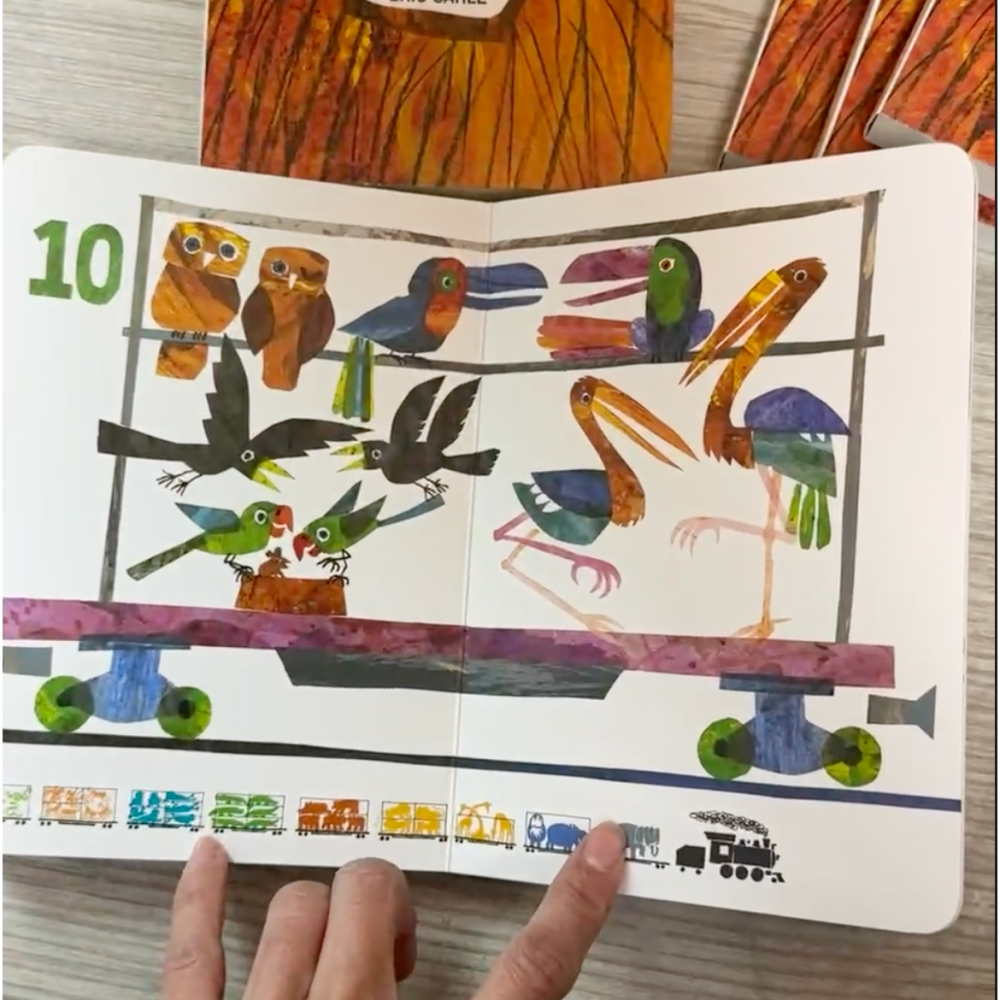 【英文】1, 2, 3 To the Zoo 毛毛蟲筆點讀版｜Eric Carle 繪本｜數數書｜幼兒啟蒙｜經典童書-細節圖2