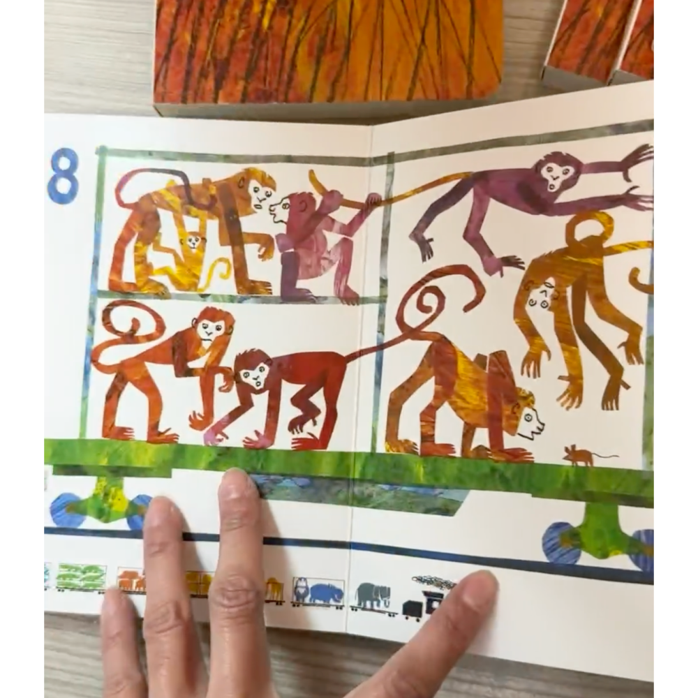 【英文】1, 2, 3 To the Zoo 毛毛蟲筆點讀版｜Eric Carle 繪本｜數數書｜幼兒啟蒙｜經典童書-細節圖3