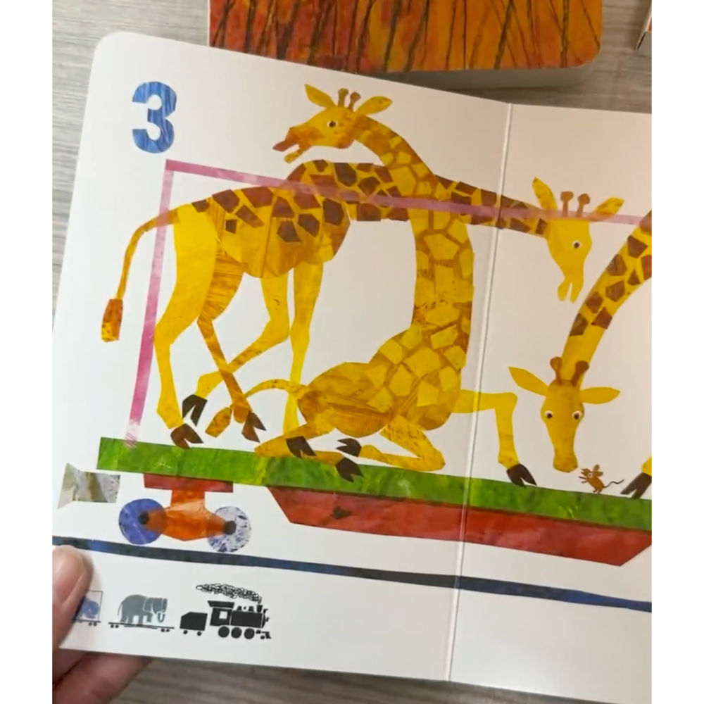 【英文】1, 2, 3 To the Zoo 毛毛蟲筆點讀版｜Eric Carle 繪本｜數數書｜幼兒啟蒙｜經典童書-細節圖4