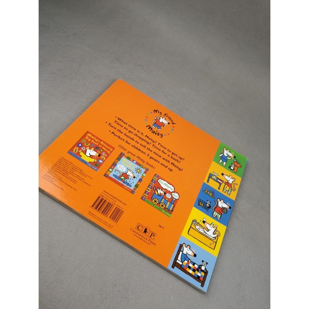 【英文】Maisy’s First Clock 小鼠波波 操作時鐘書｜幼兒時間學習｜可轉動指針｜啟蒙厚紙板書-細節圖6