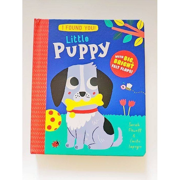 【英文】I Found You! Little Puppy 翻翻書｜布翻頁觸摸書｜狗狗繪本｜幼兒啟蒙｜低幼硬頁書-細節圖2