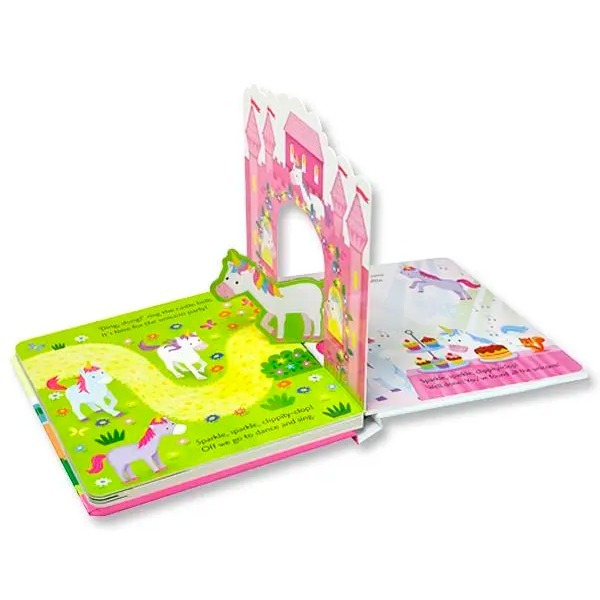 【英文】Unicorn Dance! 獨角獸｜Pop-up互動書｜推拉機關書｜幼兒繪本｜硬頁書-細節圖3