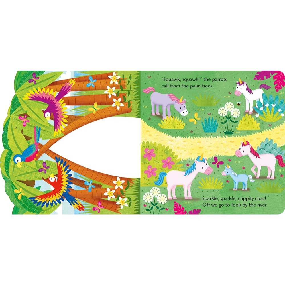 【英文】Unicorn Dance! 獨角獸｜Pop-up互動書｜推拉機關書｜幼兒繪本｜硬頁書-細節圖4