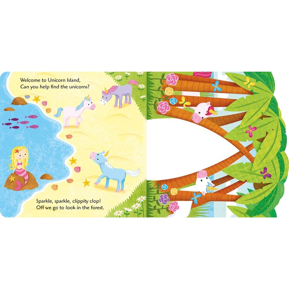 【英文】Unicorn Dance! 獨角獸｜Pop-up互動書｜推拉機關書｜幼兒繪本｜硬頁書-細節圖5