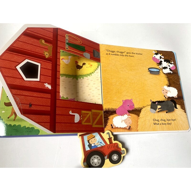 【英文】Farm Scramble! 農場立體遊戲書｜推拉操作書｜幼兒繪本｜硬頁書-細節圖4