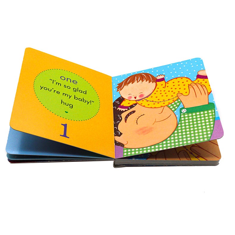 【英文】Daddy Hugs 抱抱書｜親子互動繪本｜Karen Katz｜父愛主題｜寶寶安撫繪本｜0-3歲硬頁書-細節圖2