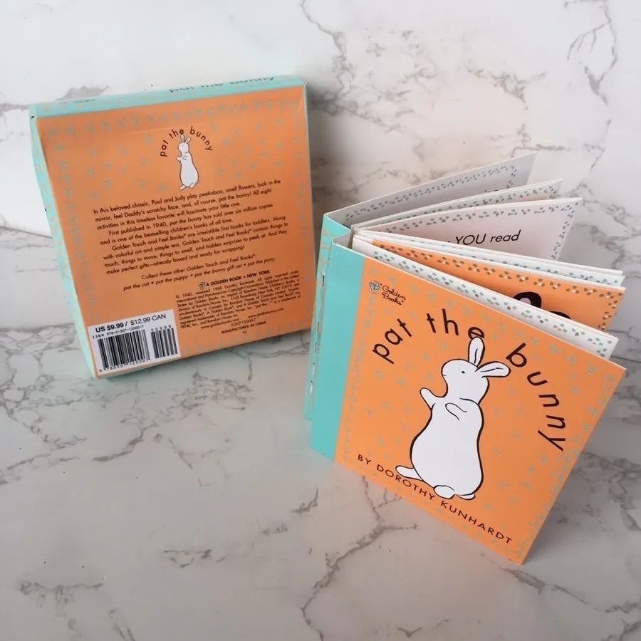 【英文】Pat the Bunny 觸摸書｜感官啟蒙｜互動機關書｜Dorothy Kunhardt-細節圖3
