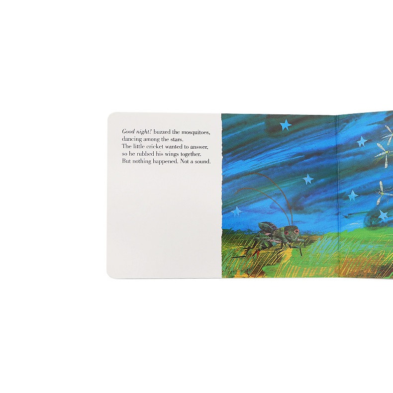 【英文】The Very Quiet Cricket 好安靜的蟋蟀｜Eric Carle ｜聲音互動｜情緒成長｜硬頁書-細節圖7