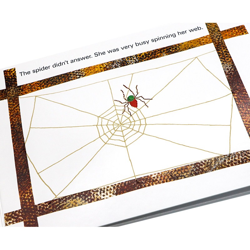 【英文】The Very Busy Spider 好忙的蜘蛛｜Eric Carle ｜觸摸感官書｜動物認知｜硬頁書-細節圖3