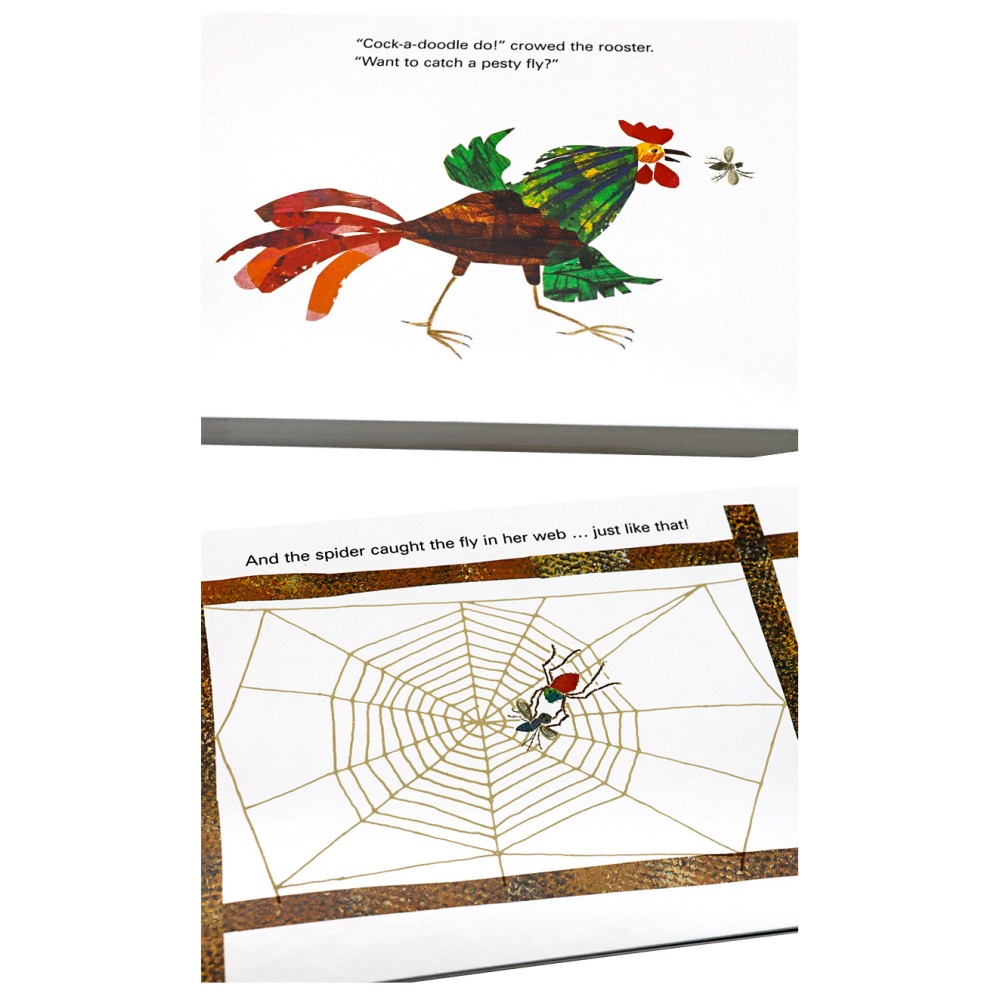 【英文】The Very Busy Spider 好忙的蜘蛛｜Eric Carle ｜觸摸感官書｜動物認知｜硬頁書-細節圖5