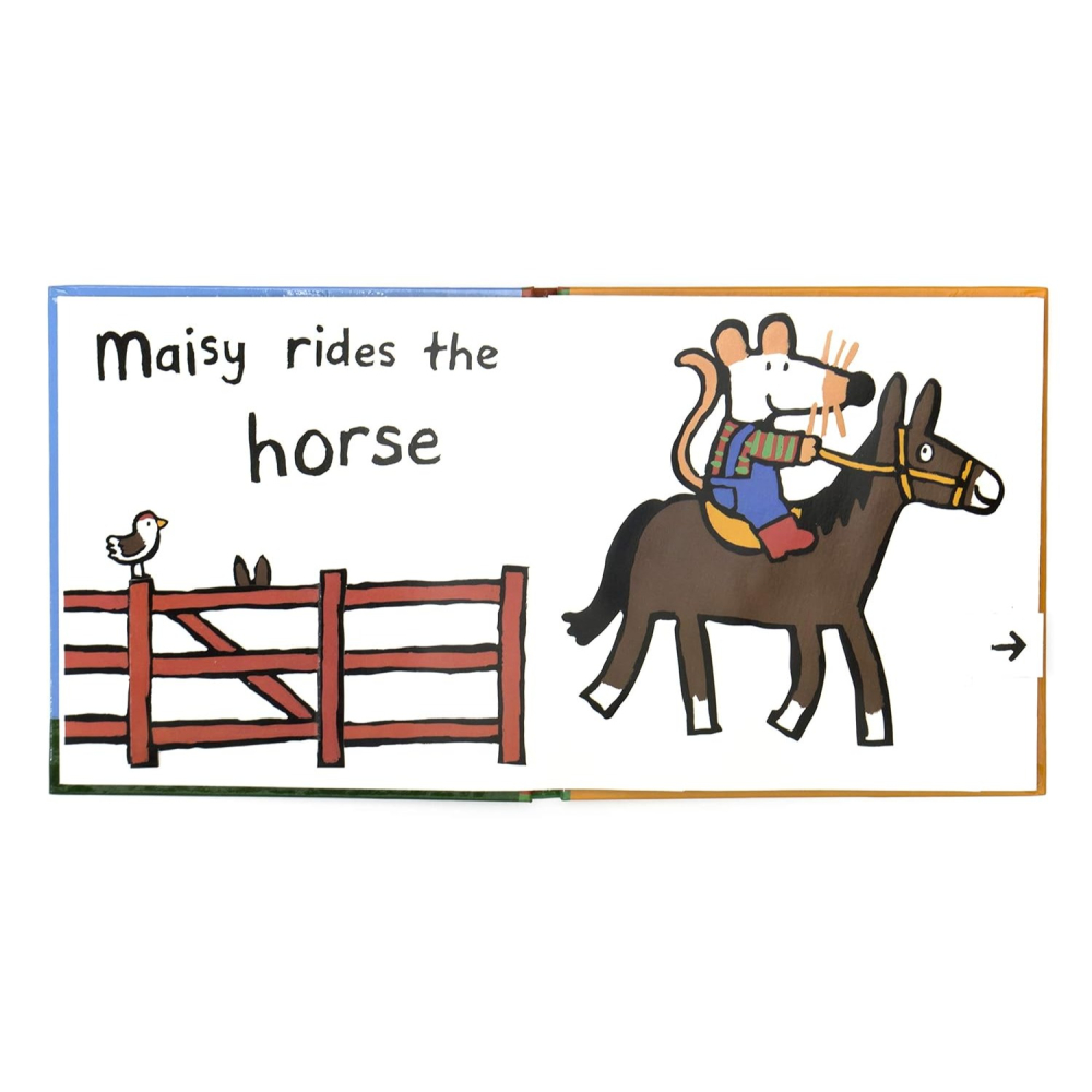 【英文】Maisy at the Farm 立體書 小鼠梅西 翻翻書｜幼兒啟蒙｜硬頁書-細節圖2