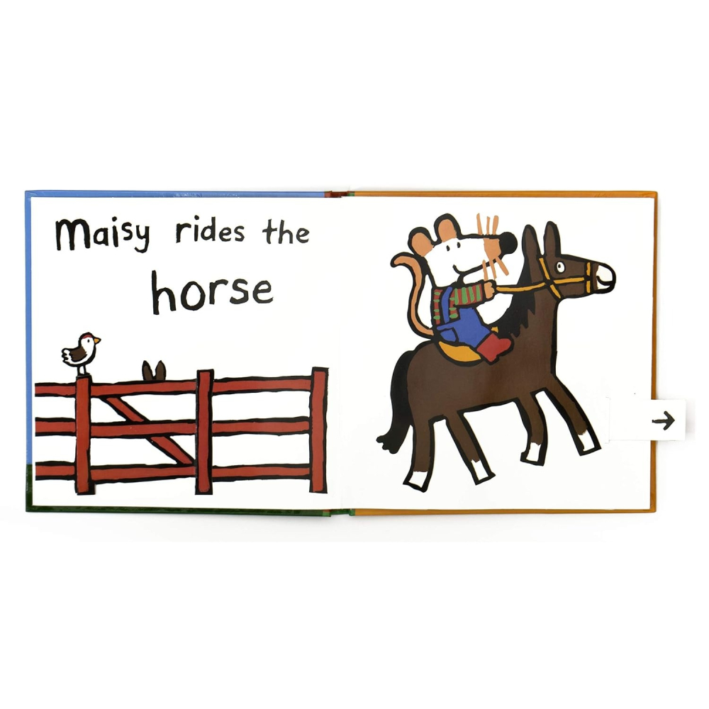 【英文】Maisy at the Farm 立體書 小鼠梅西 翻翻書｜幼兒啟蒙｜硬頁書-細節圖3