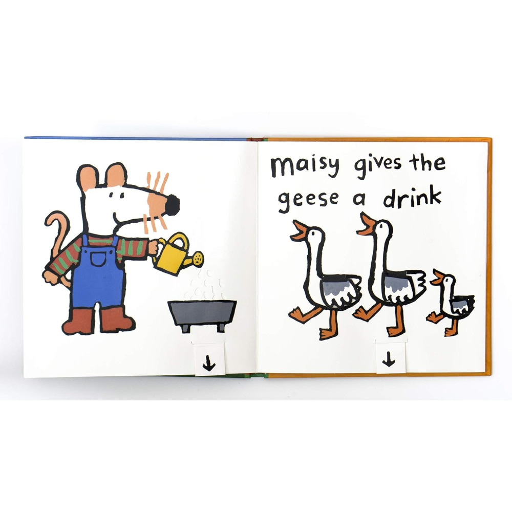 【英文】Maisy at the Farm 立體書 小鼠梅西 翻翻書｜幼兒啟蒙｜硬頁書-細節圖4