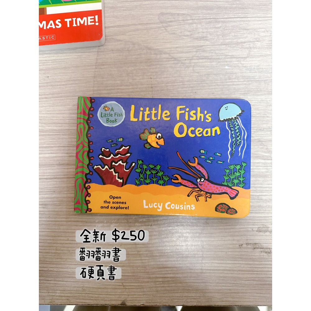 【英文】Little Fish’s Ocean 翻翻書｜Lucy Cousins｜海洋主題繪本｜互動書｜硬頁書-細節圖2