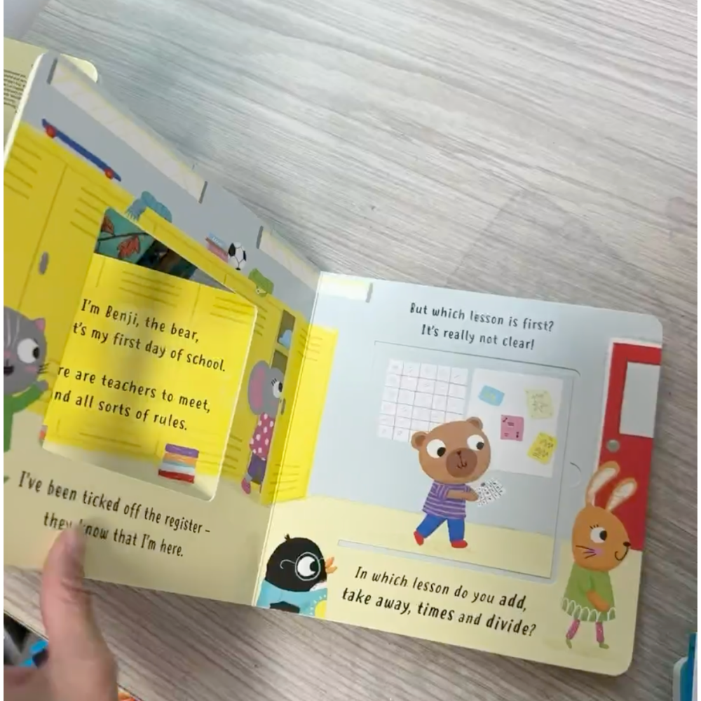 【英文】Peek-through My School｜翻翻洞洞書｜情境認知｜互動學習｜幼兒啟蒙｜硬頁書-細節圖4