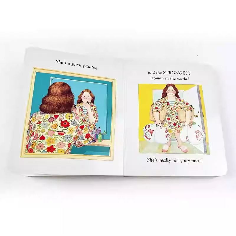 【英文】My Mum｜Anthony Browne 經典親情繪本｜母愛｜情感教育｜硬頁書-細節圖5