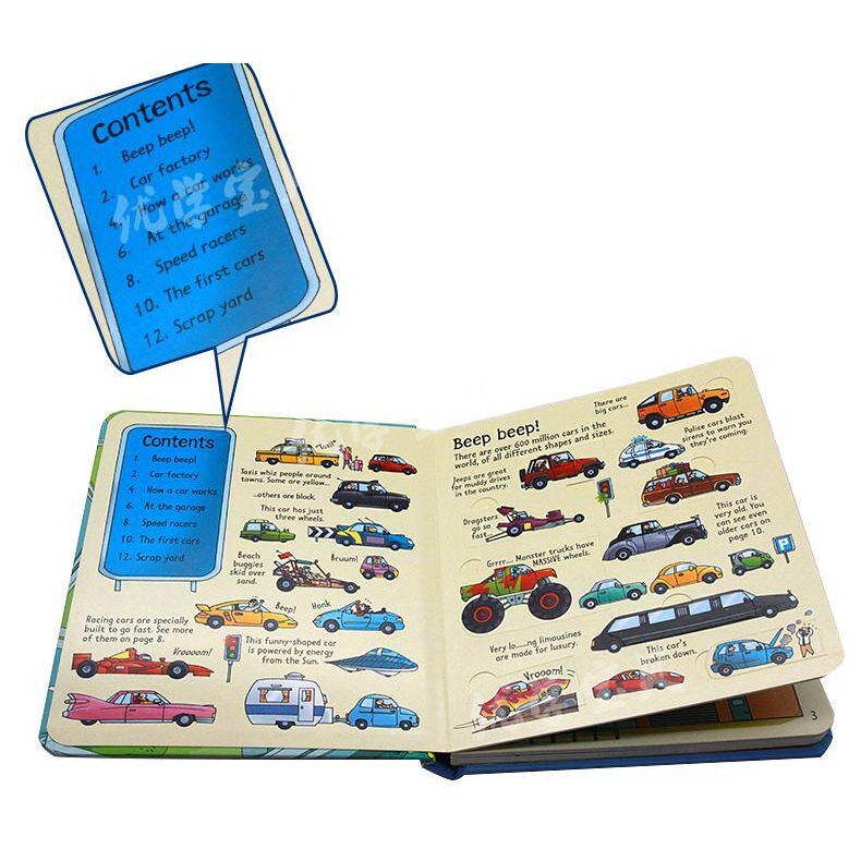 【英文】Usborne Look Inside Cars｜翻翻書 車車主題 交通工具 知識繪本 幼兒科普-細節圖4