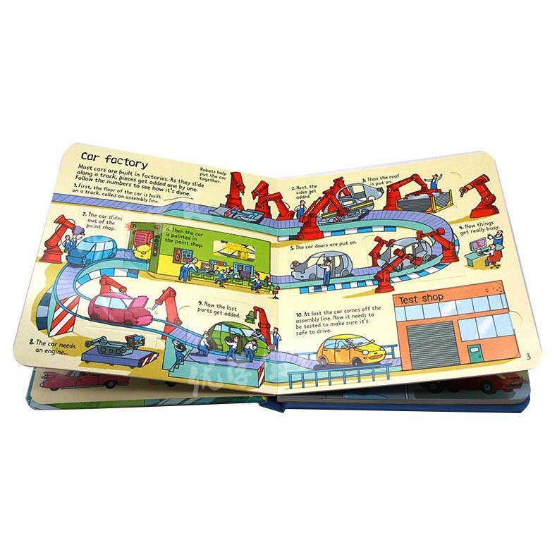 【英文】Usborne Look Inside Cars｜翻翻書 車車主題 交通工具 知識繪本 幼兒科普-細節圖7