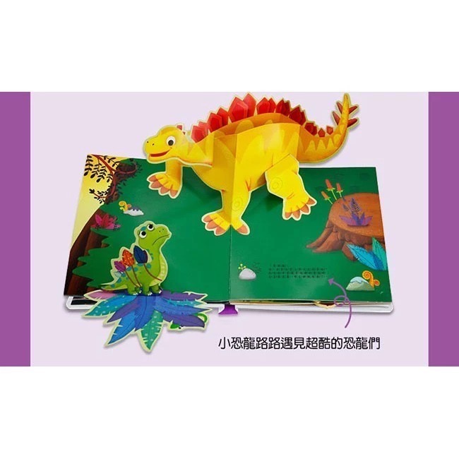 【中文】POP-UP 恐龍 立體書｜恐龍主題｜幼兒互動繪本｜硬頁書｜翻翻書-細節圖4