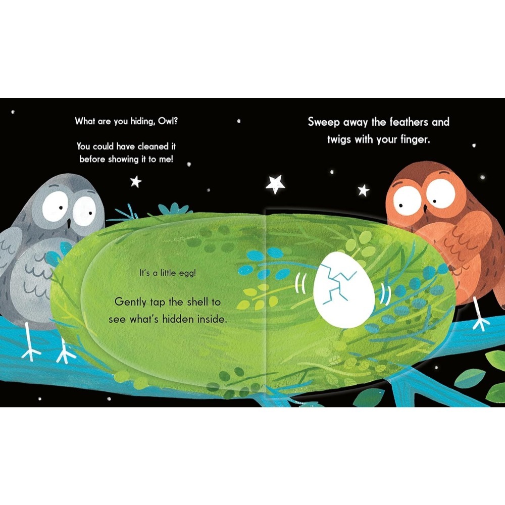 【英文】This is Owl 操作互動繪本｜翻翻拍手書｜精裝本｜親子共讀｜幼兒讀物-細節圖4