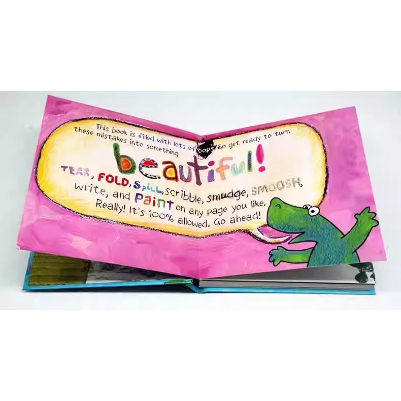 【英文】My Book of Beautiful Oops 我的美麗之書 手作書 畫冊-細節圖8