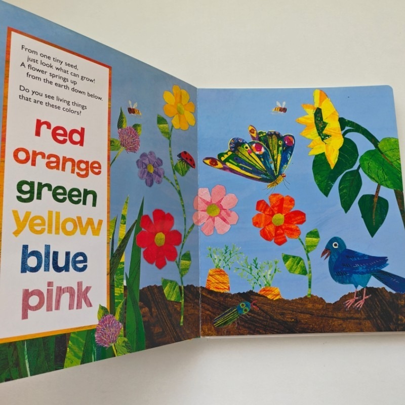 【英文】Around the Farm 漫步農場 艾瑞卡爾Eric Carle 專注力訓練 硬頁書 找找書-細節圖4