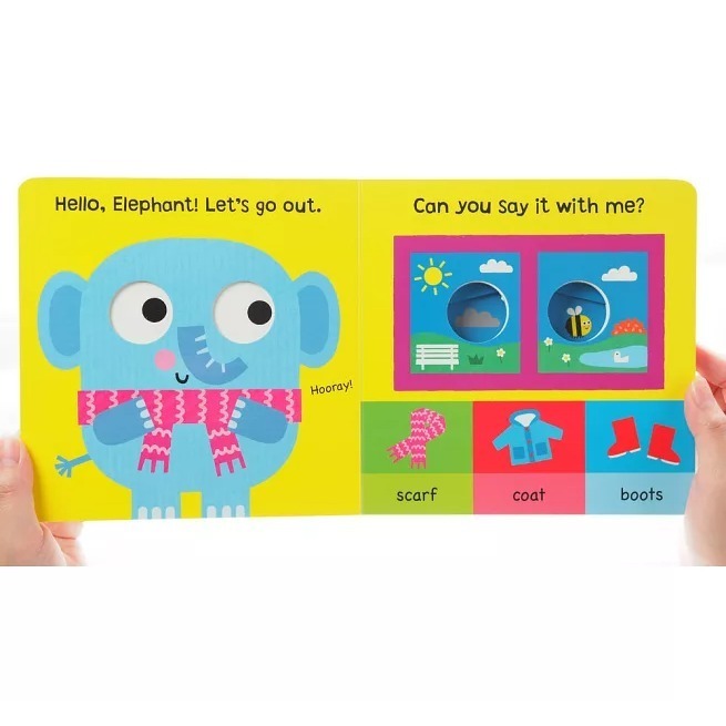 【英文】Let’s Go Out, Elephant 外出主題硬頁書｜Jo Lodge 啟蒙單字書 $100-細節圖4