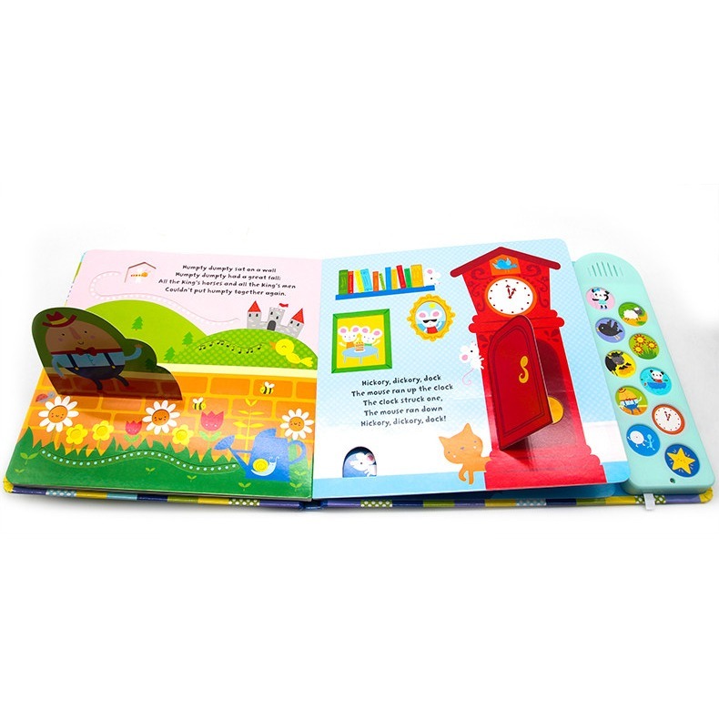 【英文】Usborne《寶寶的童謠兒歌》有聲書 觸摸書 洞洞書｜童謠音樂 指尖迷宮 幼兒啟蒙-細節圖5