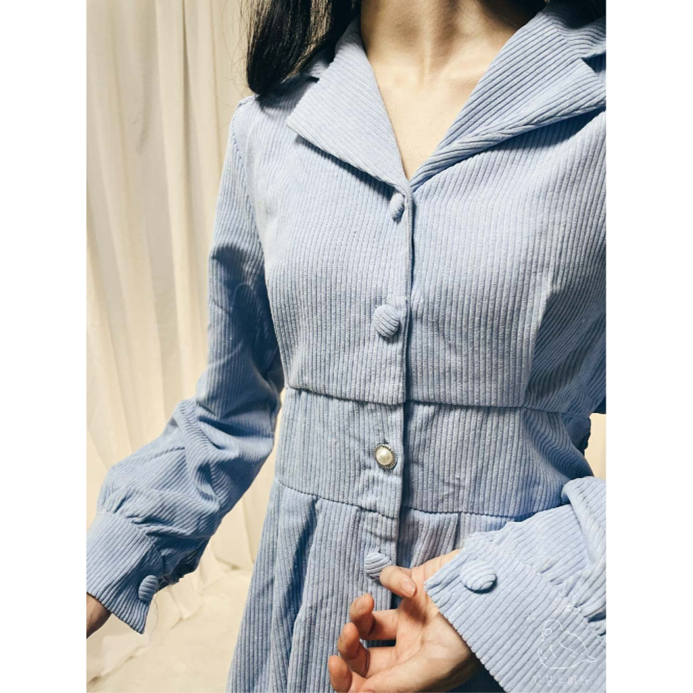 燈芯絨法式連身裙-套裝便宜特賣秋冬連衣裙洋裝裙子針織衫毛衣馬甲燈芯絨雪紡大衣襯衫窄裙百褶短裙長袖七分袖衛衣帽踢T恤西裝寬-細節圖4