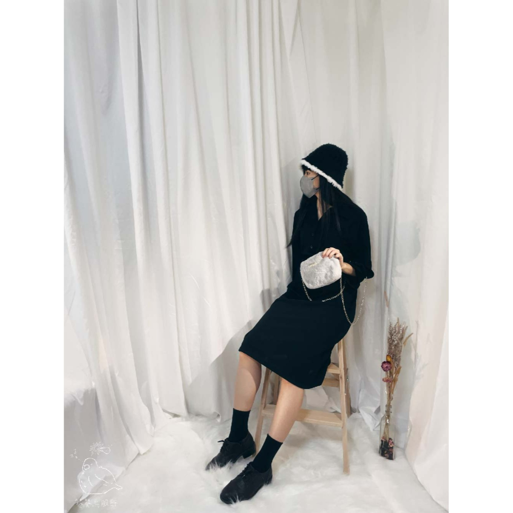 全黑綁帶長裙薄厚套裝便宜特賣秋冬連衣裙洋裝裙子針織衫毛衣馬甲燈芯絨雪紡大衣襯衫窄裙百褶短裙長袖七分袖衛衣帽踢T恤西裝寬褲-細節圖2