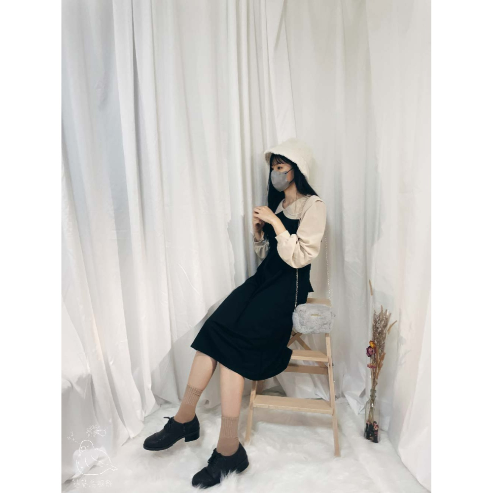 赫本風交叉綁帶長裙多件套裝便宜特賣秋冬連衣裙洋裝裙子針織衫毛衣馬甲燈芯絨雪紡大衣襯衫窄裙百褶短裙長袖七分袖衛衣帽踢T恤西-細節圖2