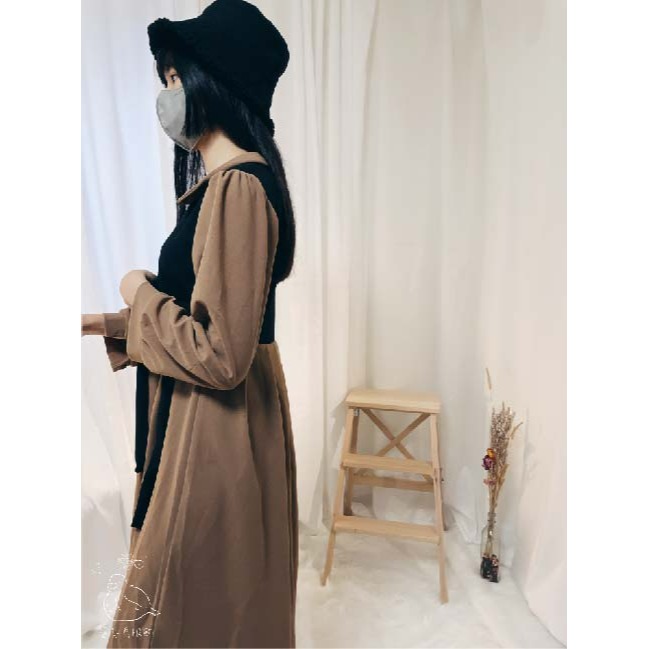 雪紡側綁帶假兩件套裝便宜特賣秋冬連衣裙洋裝裙子針織衫毛衣馬甲燈芯絨雪紡大衣襯衫窄裙百褶短裙長袖七分袖衛衣帽踢T恤西裝寬褲-細節圖5