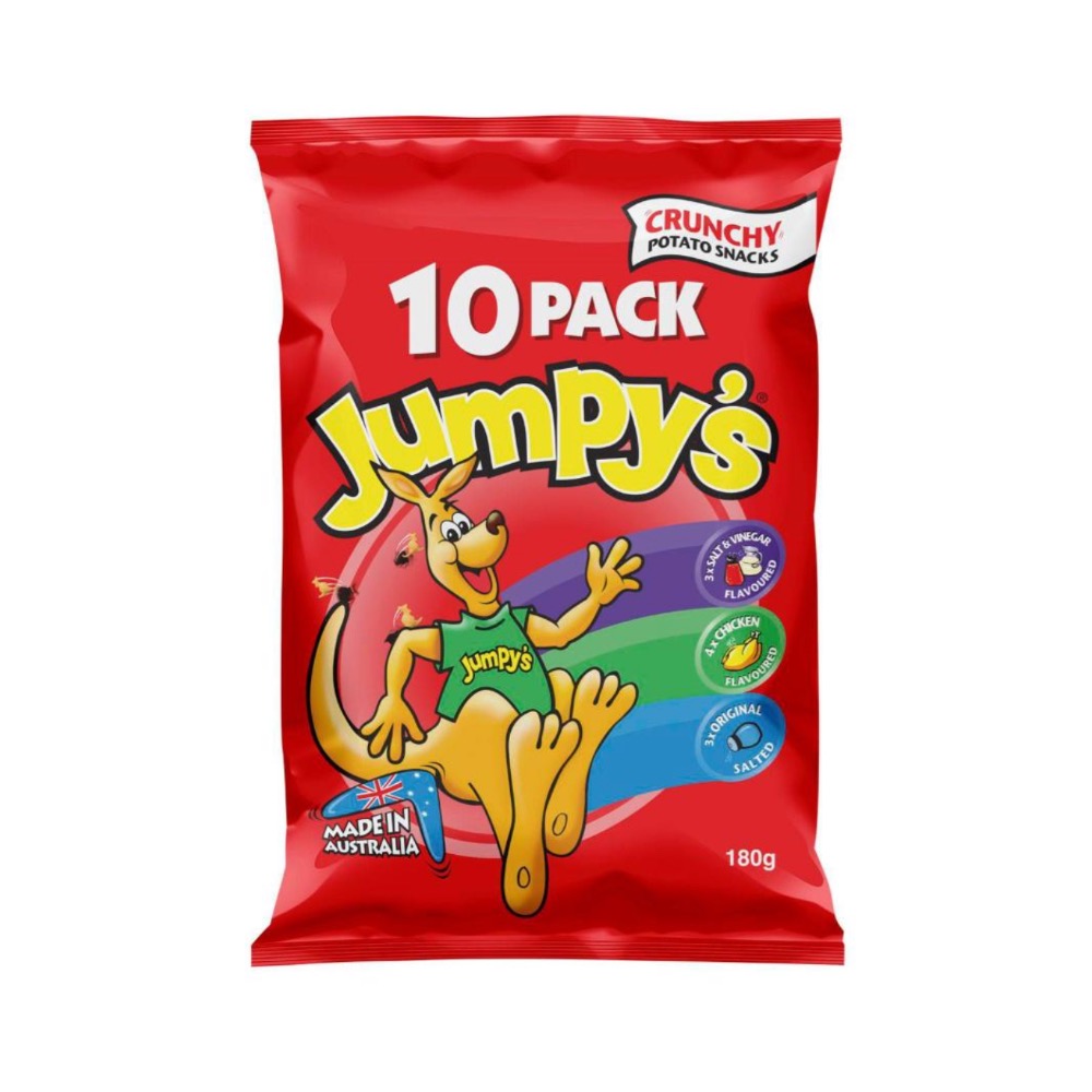 Jumpys 澳洲 袋鼠餅乾綜合味 雞汁 醋味-規格圖2