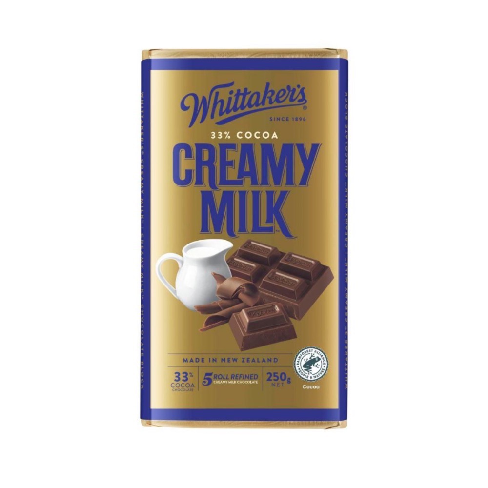 Whittakers 惠特克巧克力 多種口味 榛果 黑巧克力 花生 焦糖 牛扎糖-規格圖1