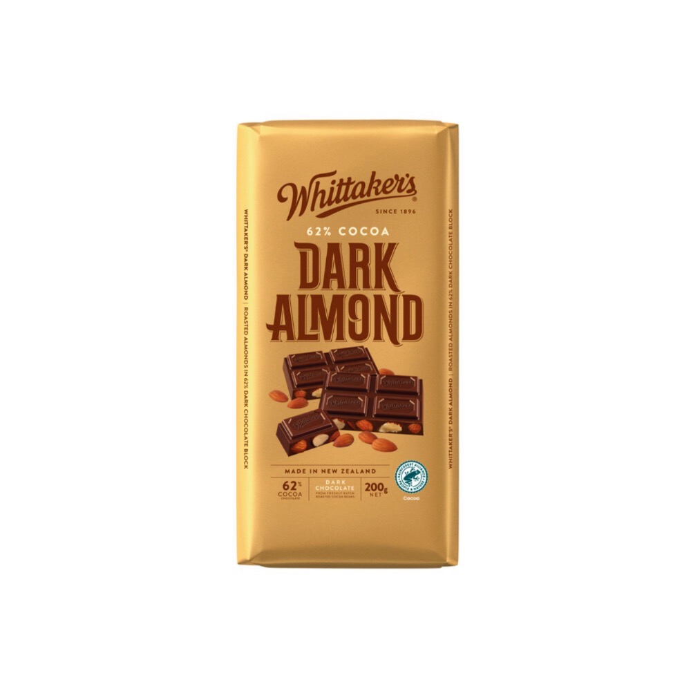 Whittakers 惠特克巧克力 多種口味 榛果 黑巧克力 花生 焦糖 牛扎糖-規格圖1
